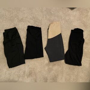 Maternity leggings and shorts